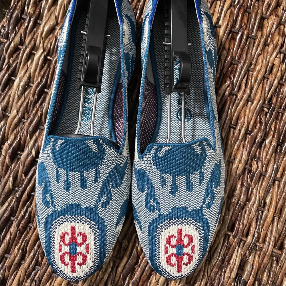 Rothy’s Blue Moroccan Loafers size 11.5